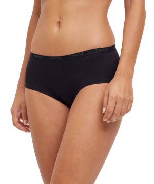 Black Falke 2-Pack Hipster Daily Comfort Women Panties & Slips | 942-PMLNDJ