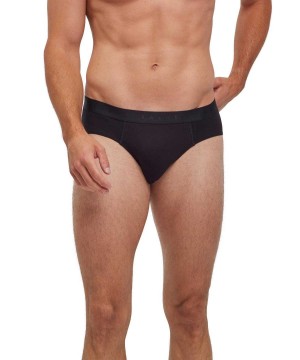 Black Falke 2-Pack Slip Daily Comfort Men Briefs | 214-VKIZWQ