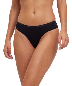 Black Falke 2-Pack Slip Daily Comfort Women Panties & Slips | 482-LTDHMQ