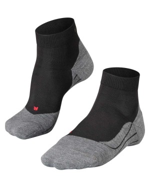 Black Falke RU4 Endurance Short Running Short sock Men Socks | 852-MURJSC