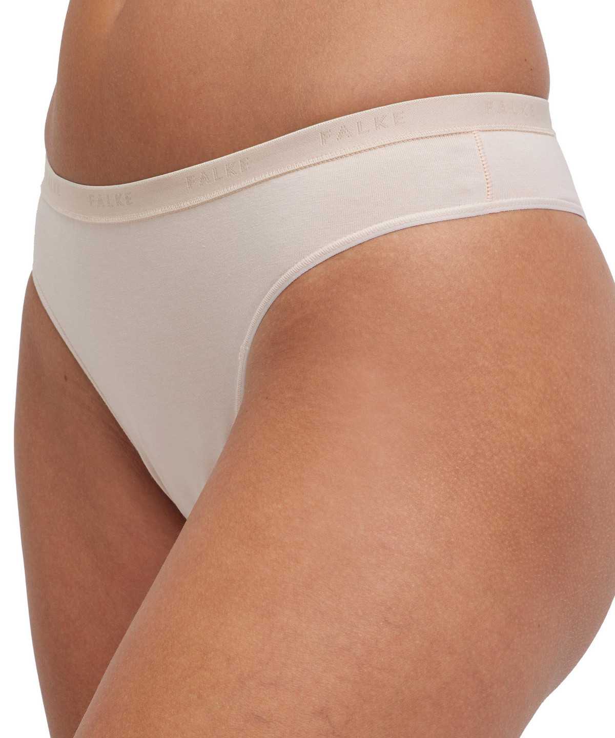 Beige Falke 2-Pack Thong Daily Comfort Women Panties & Slips | 714-ZTQIYV