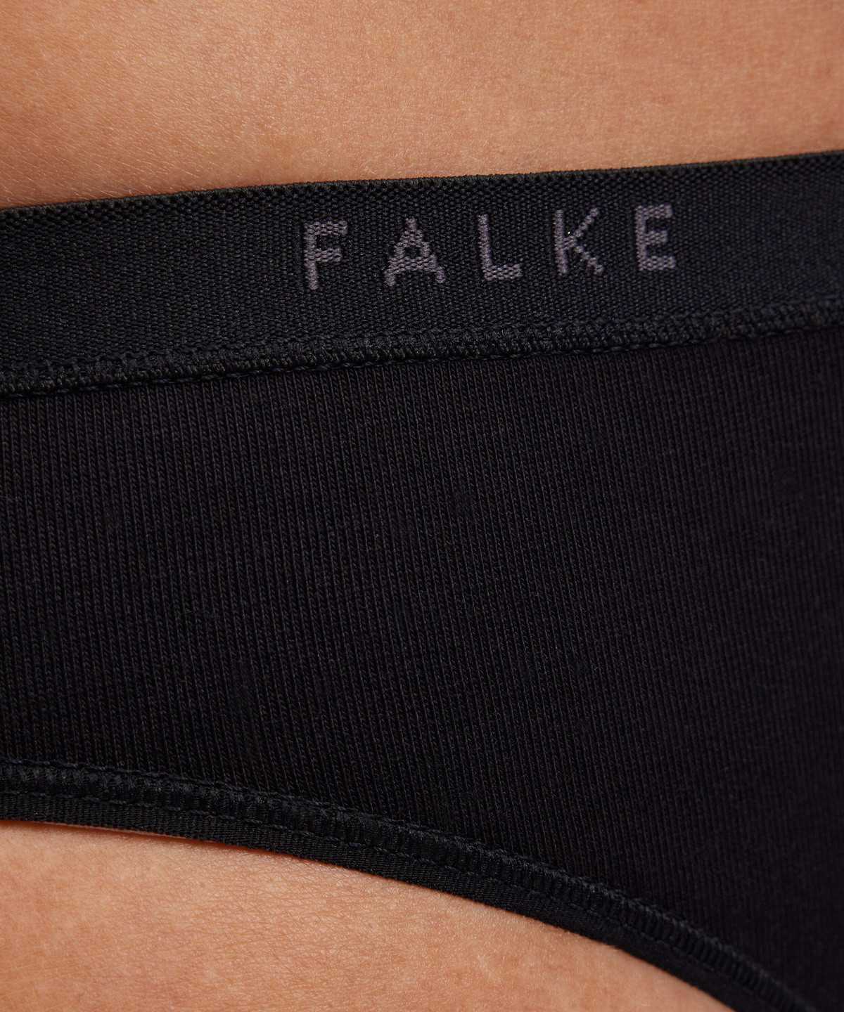 Black Falke 2-Pack Thong Daily Comfort Women Panties & Slips | 576-QJAKYE