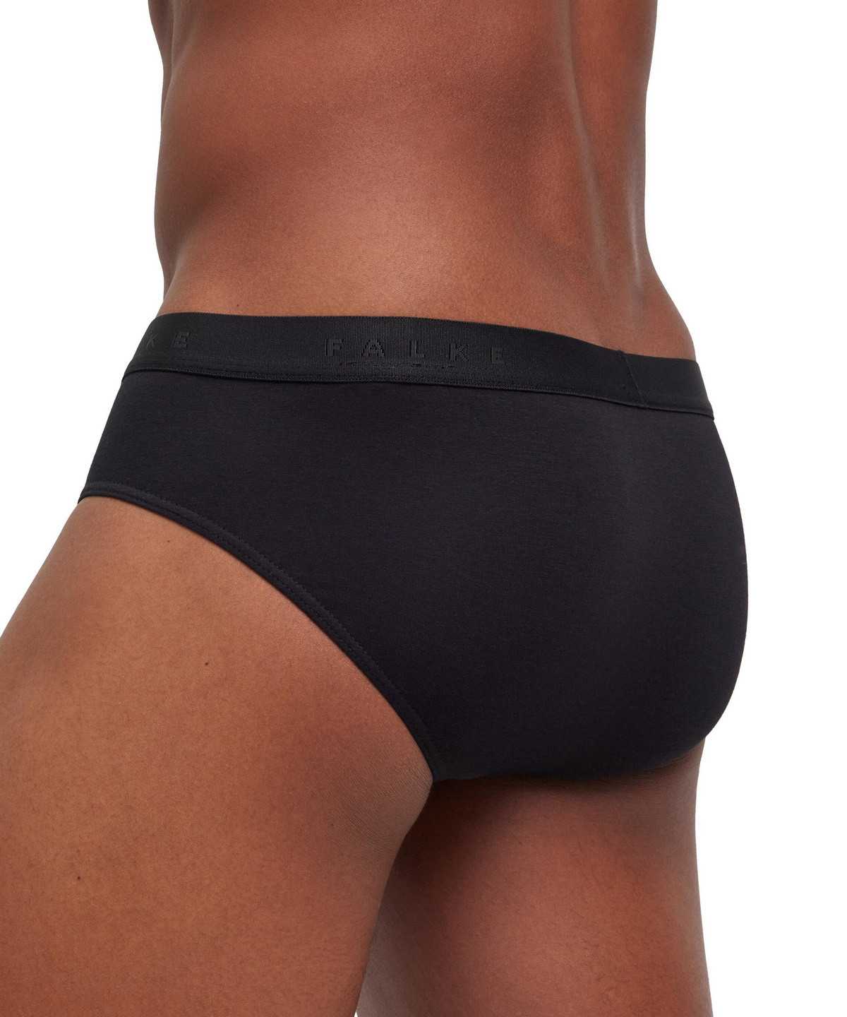 Black Falke Slip Daily Climate Control Men Briefs | 906-MFBJGH