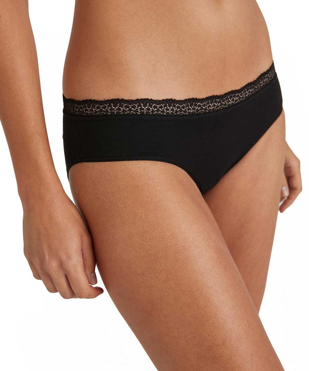 Black Falke Slip Daily Lace Women Panties & Slips | 397-DEBMLS