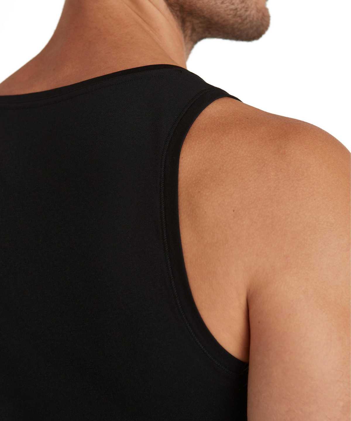 Black Falke Top Round-neck Daily Natural Men Vest | 670-PHRWTG