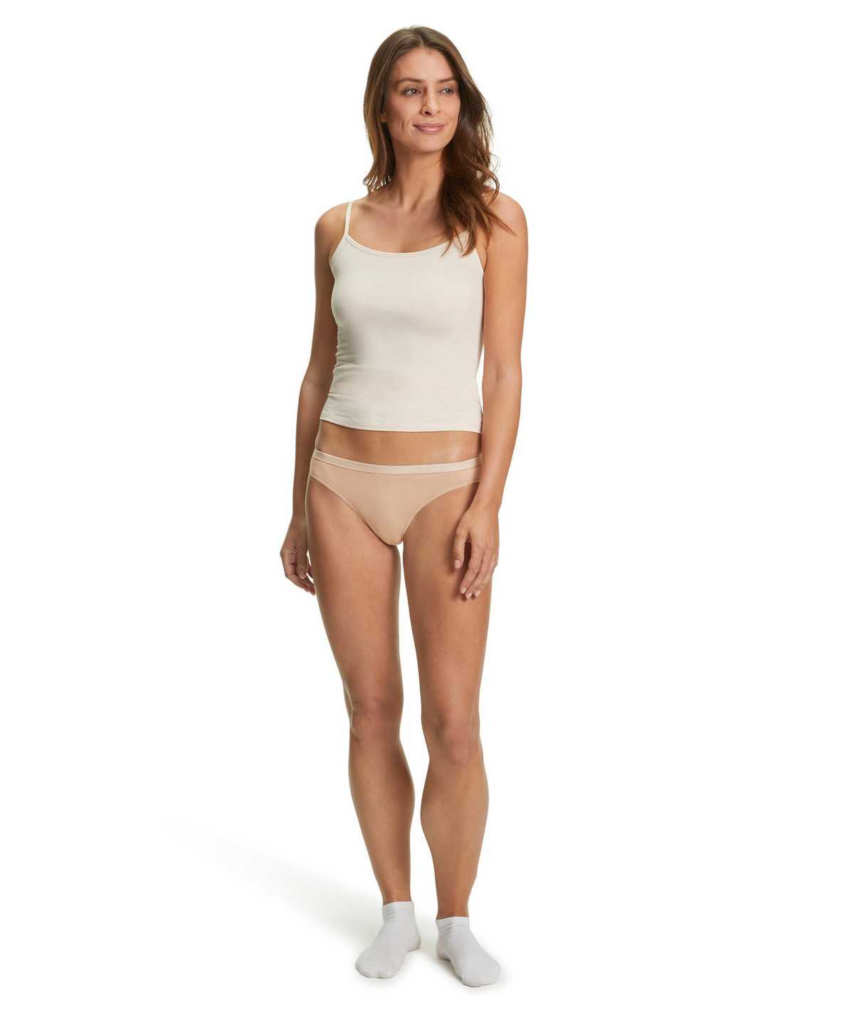 Brown Falke 2-Pack Thong Daily Comfort Women Panties & Slips | 180-PRJDSX