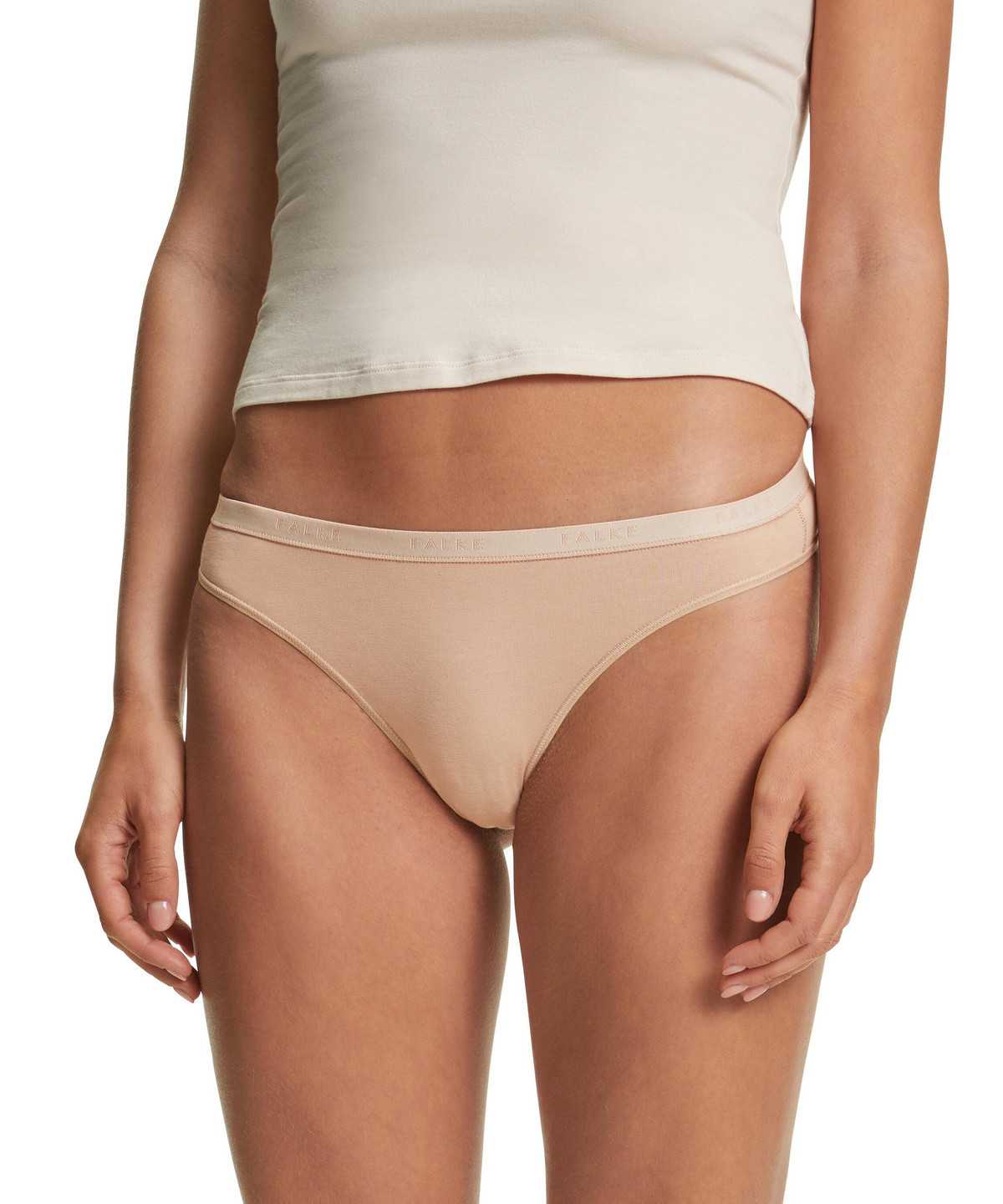 Brown Falke 2-Pack Thong Daily Comfort Women Panties & Slips | 180-PRJDSX