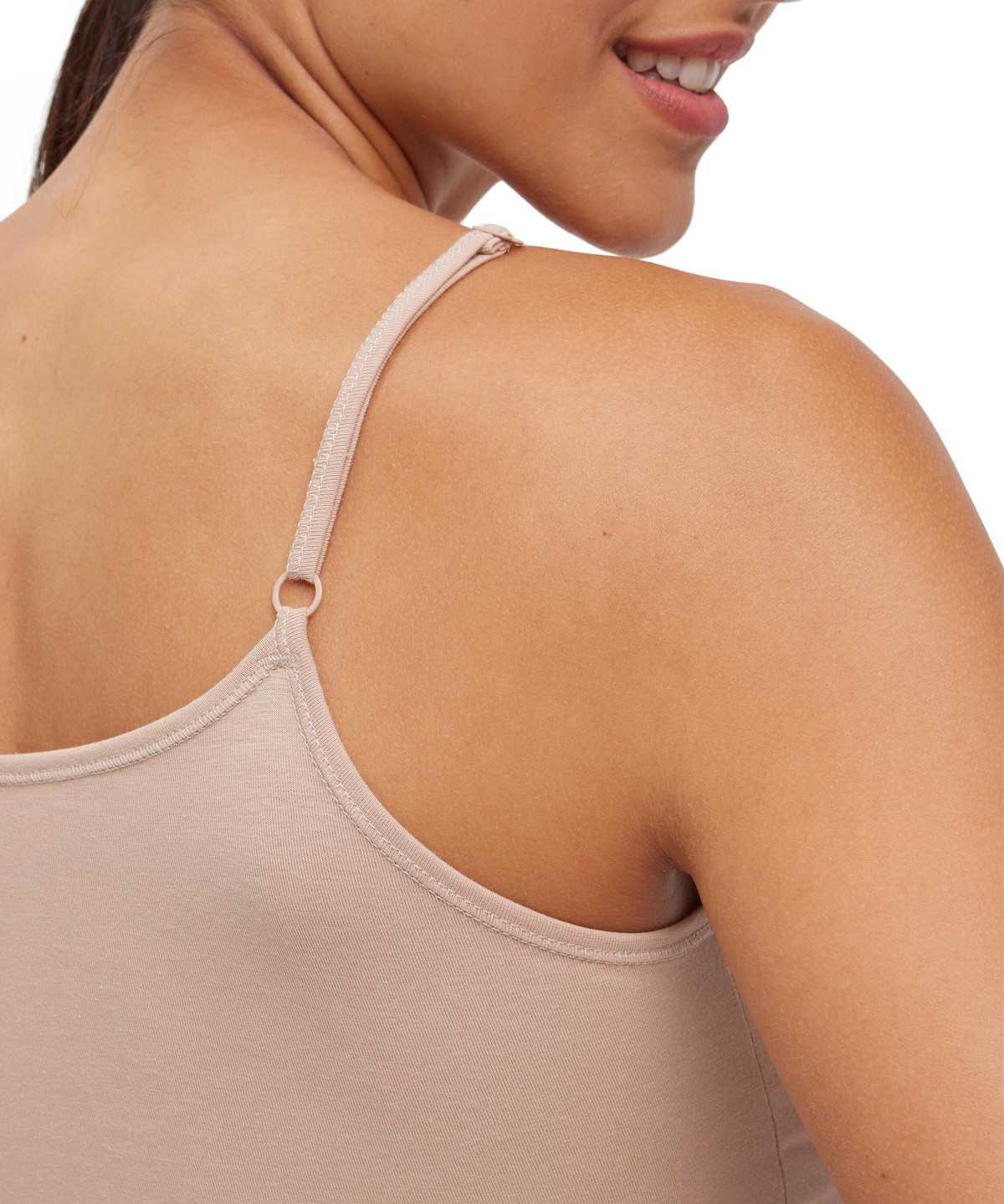 Brown Falke Top Round-neck Daily Climate Control Women Bras & Tops | 204-HAFOXT