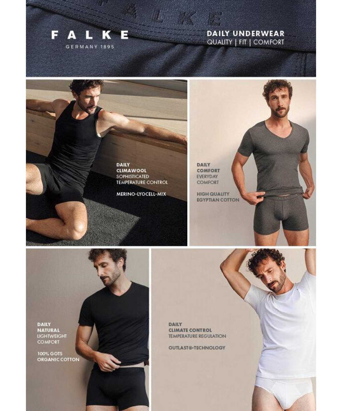 Grey Falke 2-Pack T-Shirt Round-neck Daily Comfort Men Short Sleeve Shirts | 625-XGREIS