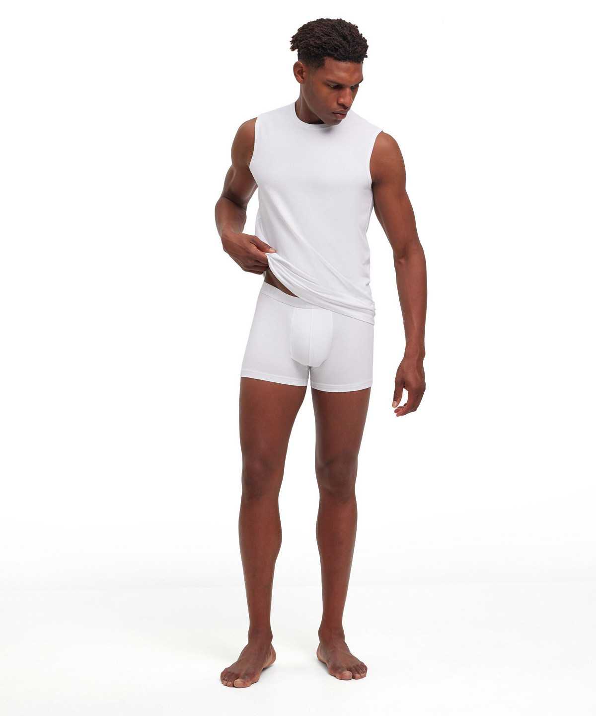 White Falke 2-Pack Boxer Daily Comfort Men Boxer & Slips | 927-JIHBWG