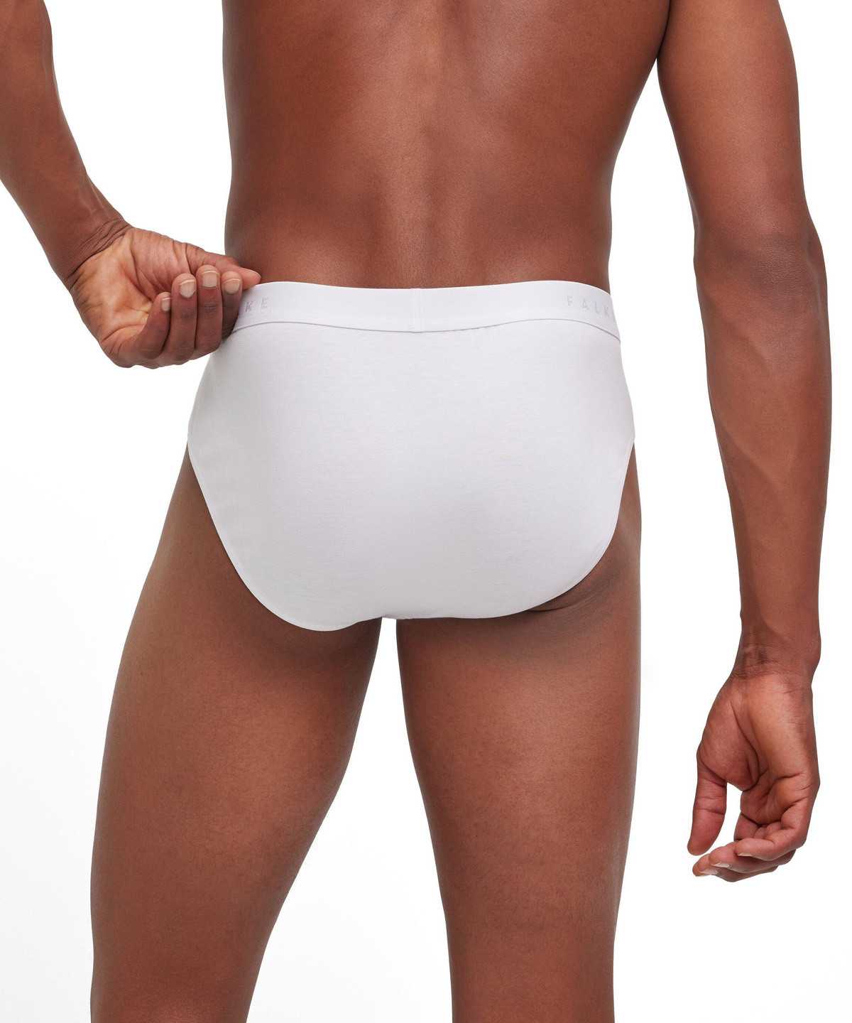 White Falke 2-Pack Slip Daily Comfort Men Briefs | 921-LOQBTM