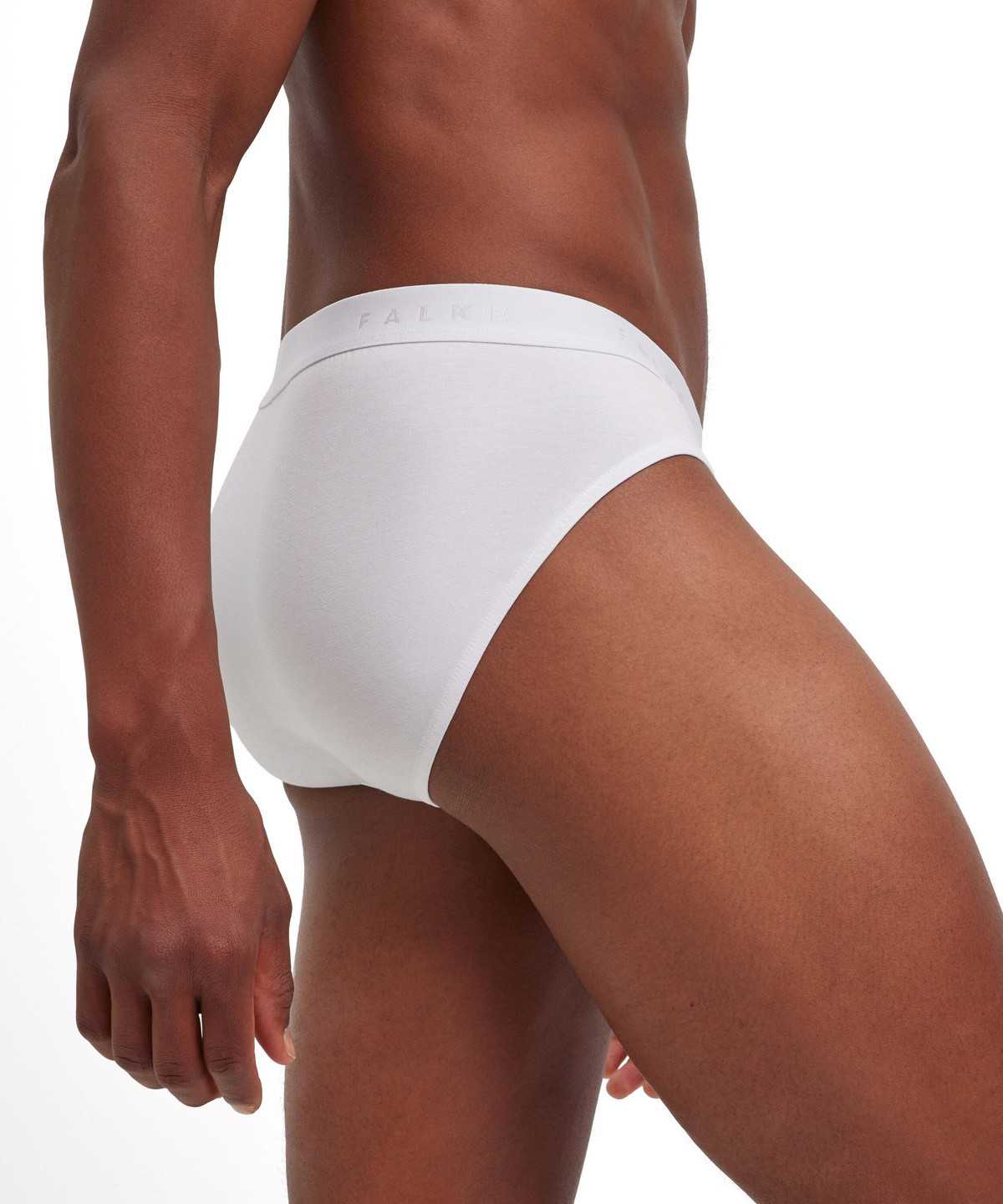 White Falke 2-Pack Slip Daily Comfort Men Briefs | 921-LOQBTM