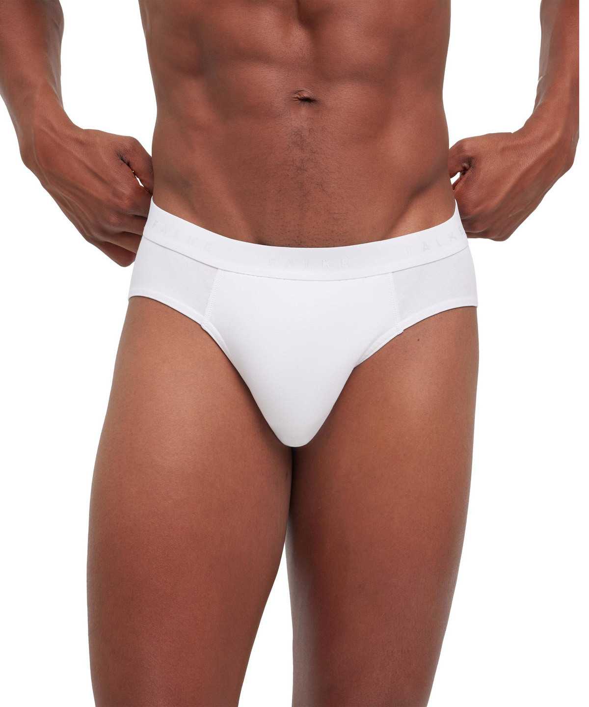 White Falke 2-Pack Slip Daily Comfort Men Briefs | 921-LOQBTM