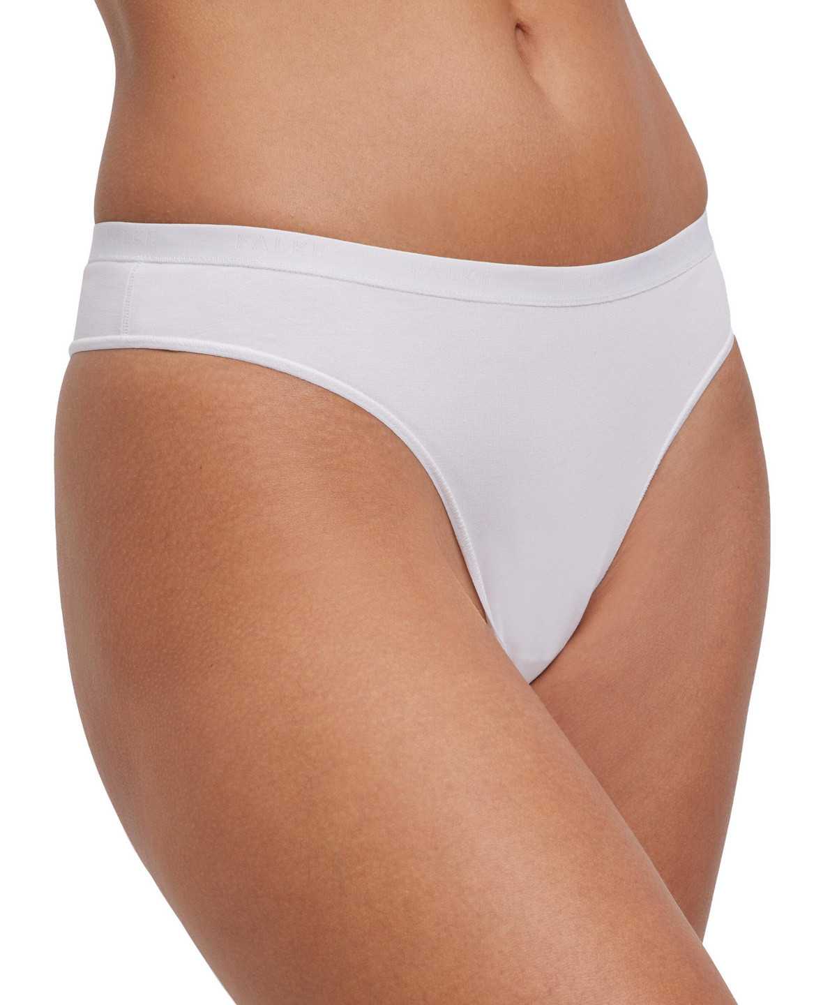 White Falke 2-Pack Thong Daily Comfort Women Panties & Slips | 219-LUKZWC