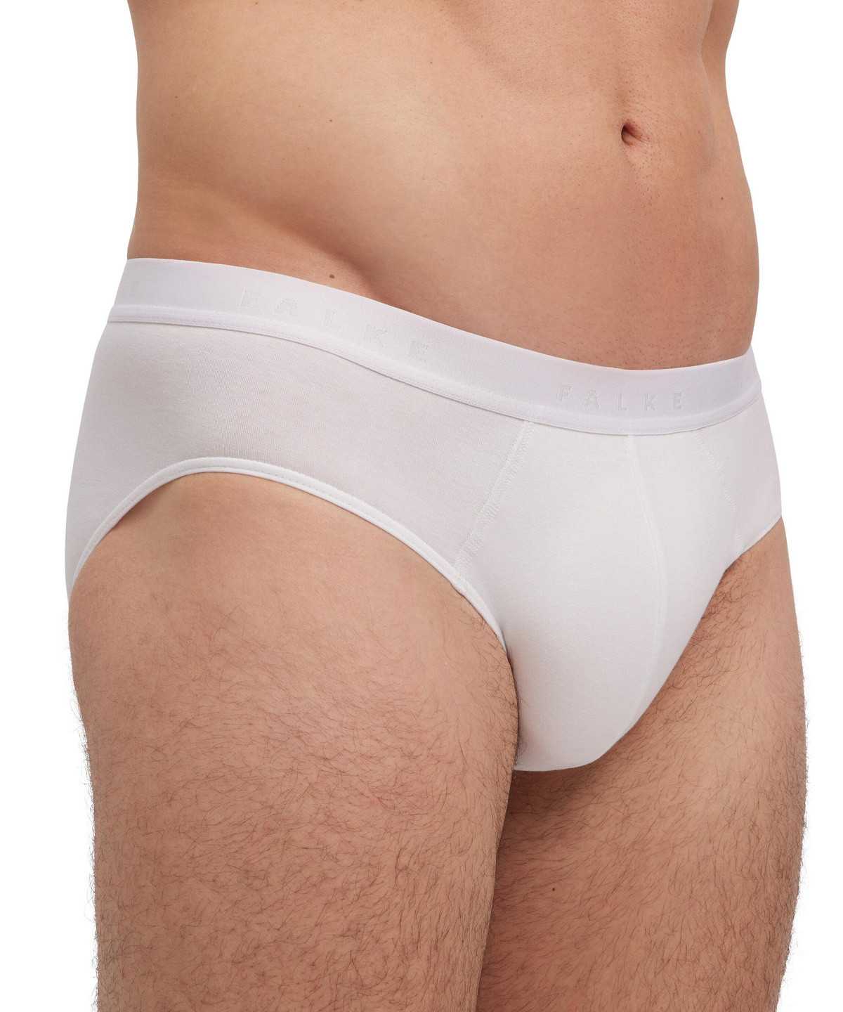 White Falke Slip Daily Climate Control Men Briefs | 459-ATVRSZ